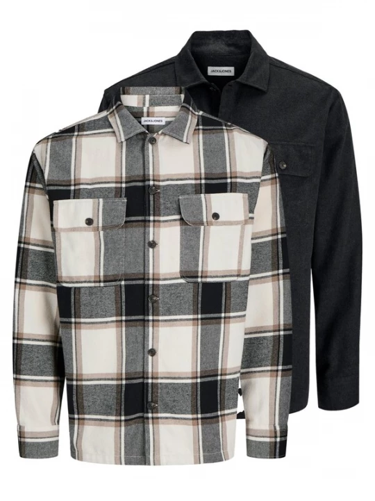 Foto van product JACK & JONES Overhemd 'Charge' beige gemêleerd