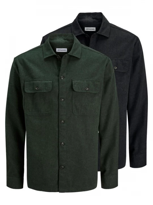 Foto van product JACK & JONES Overhemd 'Charge' zwart gemêleerd