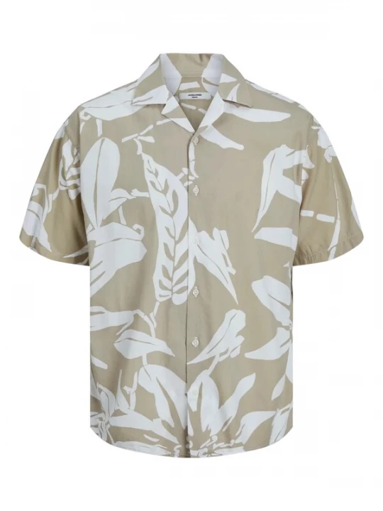 Foto van product JACK & JONES Overhemd 'Drew' beige / lichtgrijs