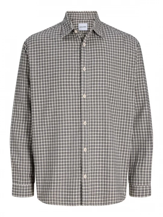 Foto van product JACK & JONES Overhemd 'JJCARTER' zwart / offwhite