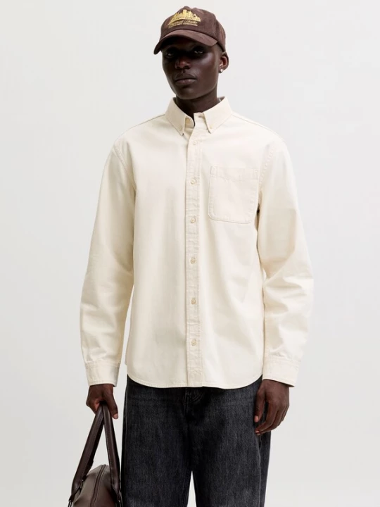 Foto van product JACK & JONES Overhemd 'JJEBROOK' beige