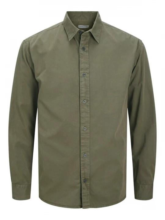 Foto van product JACK & JONES Overhemd 'JJECHARGE' donkergroen
