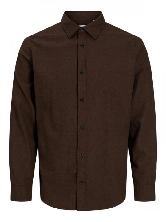 Foto van product JACK & JONES Overhemd 'JJEFIELD' chocoladebruin