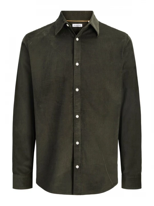 Foto van product JACK & JONES Overhemd 'JJEFIELD' donkergroen