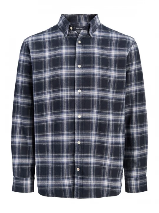 Foto van product JACK & JONES Overhemd 'JJEField' duifblauw / donkerblauw / wit