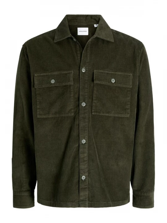 Foto van product JACK & JONES Overhemd 'JJEPerfect' donkergroen
