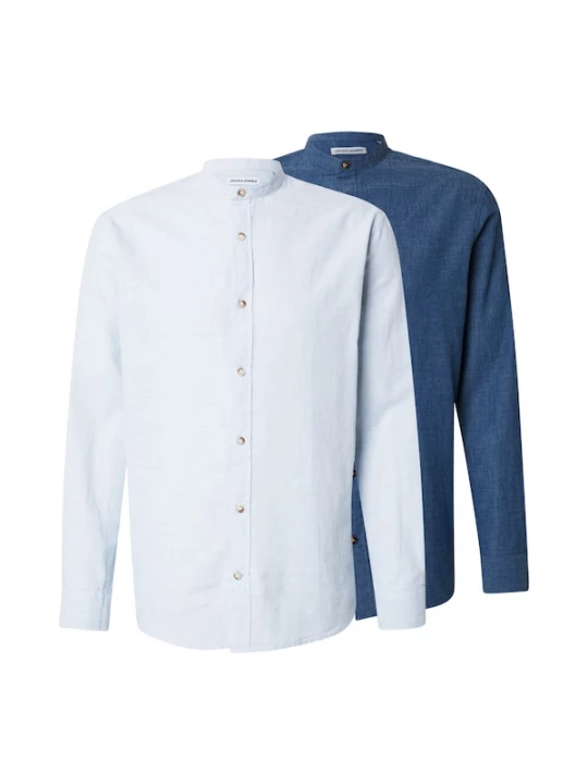 Foto van product JACK & JONES Overhemd 'JJESUMMER' navy / pastelblauw