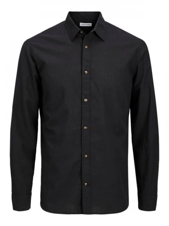 Foto van product JACK & JONES Overhemd 'JJESUMMER SHIRT LS' zwart