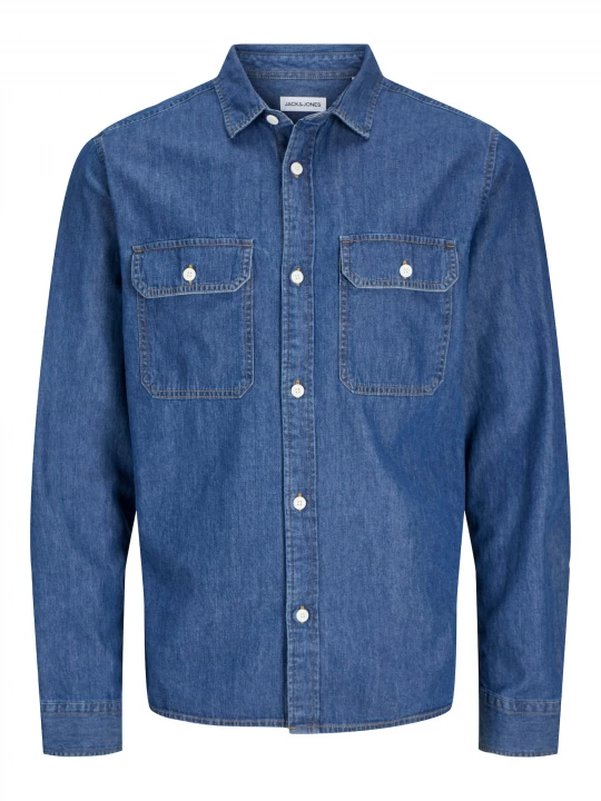 Foto van product JACK & JONES Overhemd 'JJETravis' blauw denim