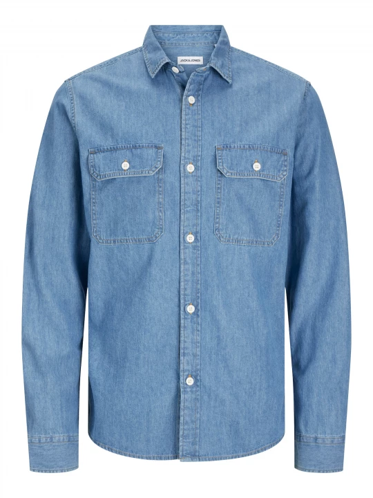 Foto van product JACK & JONES Overhemd 'JJETravis' blauw denim