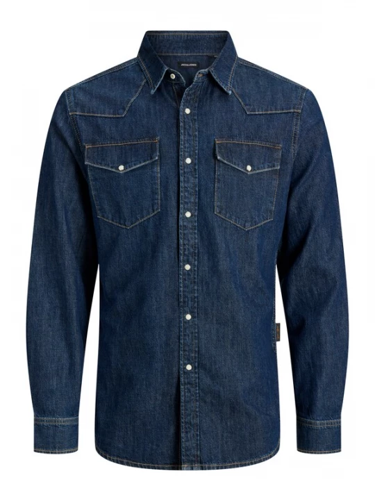 Foto van product JACK & JONES Overhemd 'JJEWESTERN' donkerblauw