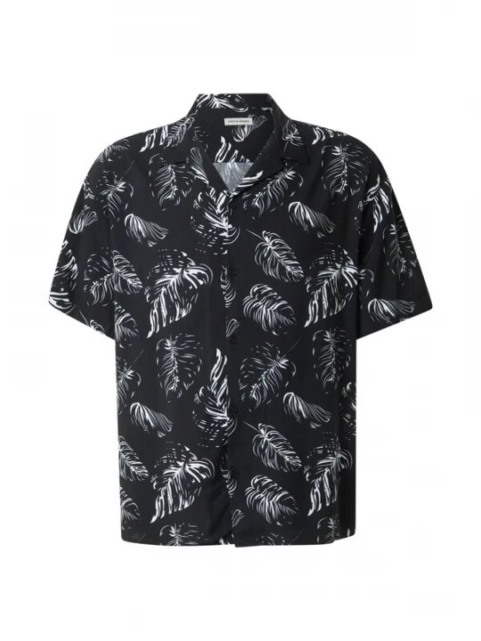Foto van product JACK & JONES Overhemd 'JJROX' zwart / wit