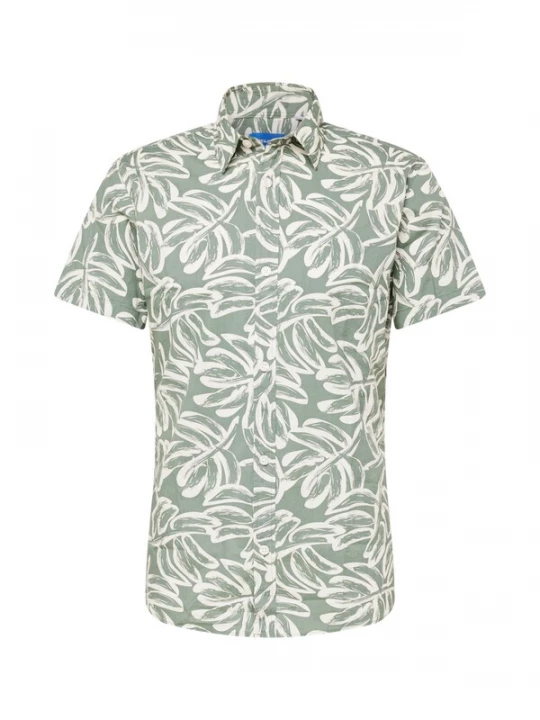 Foto van product JACK & JONES Overhemd 'JORLafayette' pastelgroen / wit