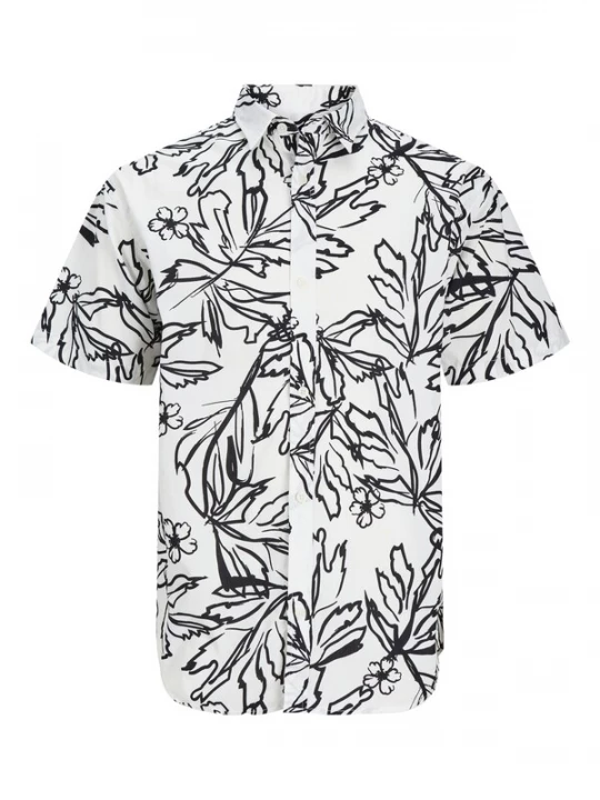 Foto van product JACK & JONES Overhemd 'JORLafayette' zwart / wit