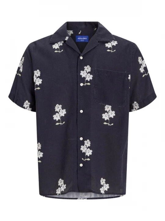Foto van product JACK & JONES Overhemd 'JORMATEO' navy / wit