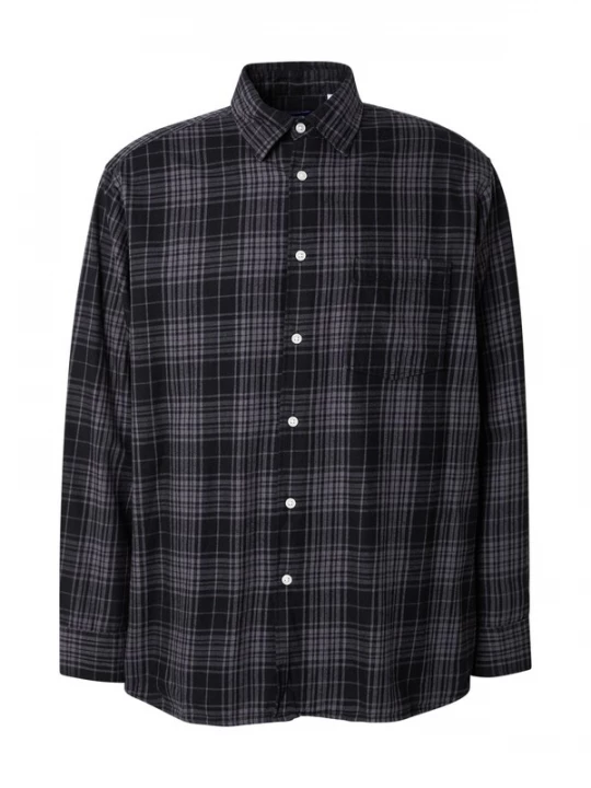 Foto van product JACK & JONES Overhemd 'JORROBB' donkergrijs / zwart