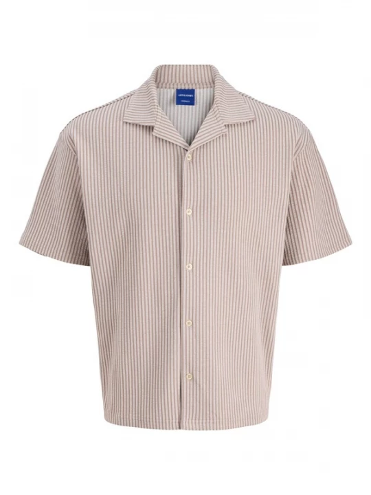 Foto van product JACK & JONES Overhemd 'JORSUMMER' mokka / wit