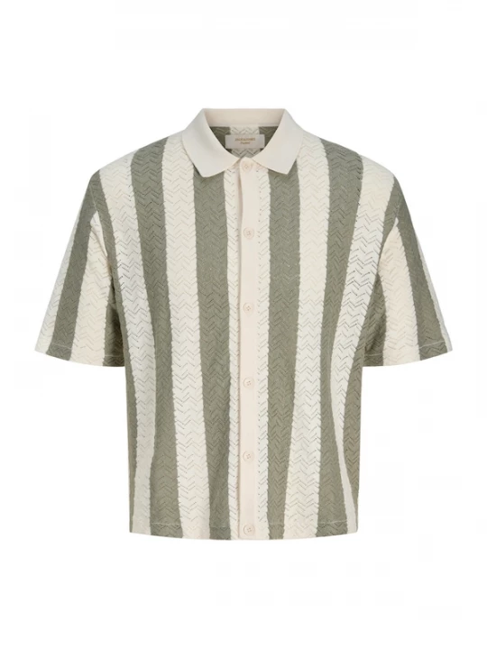 Foto van product JACK & JONES Overhemd 'JORTYLER' beige / pastelgroen