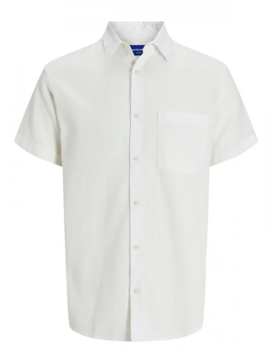 Foto van product JACK & JONES Overhemd 'JORVARENNA DOBBY' offwhite