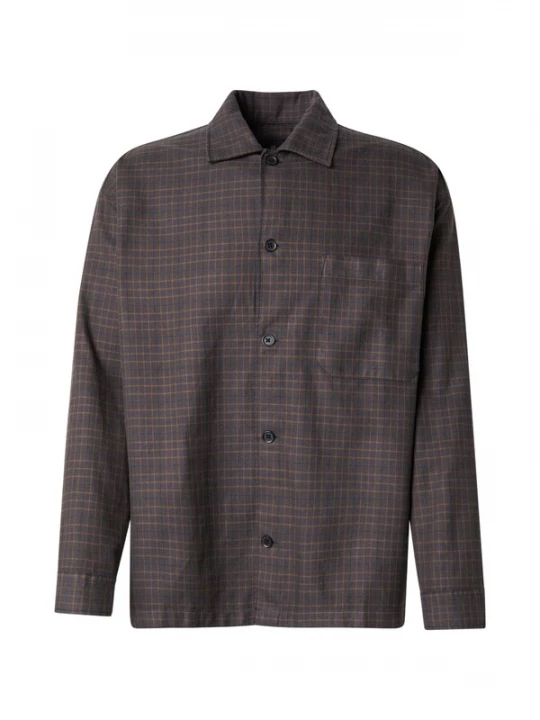 Foto van product JACK & JONES Overhemd 'JPRBLAMADISON' donkerbeige / navy / aardetinten