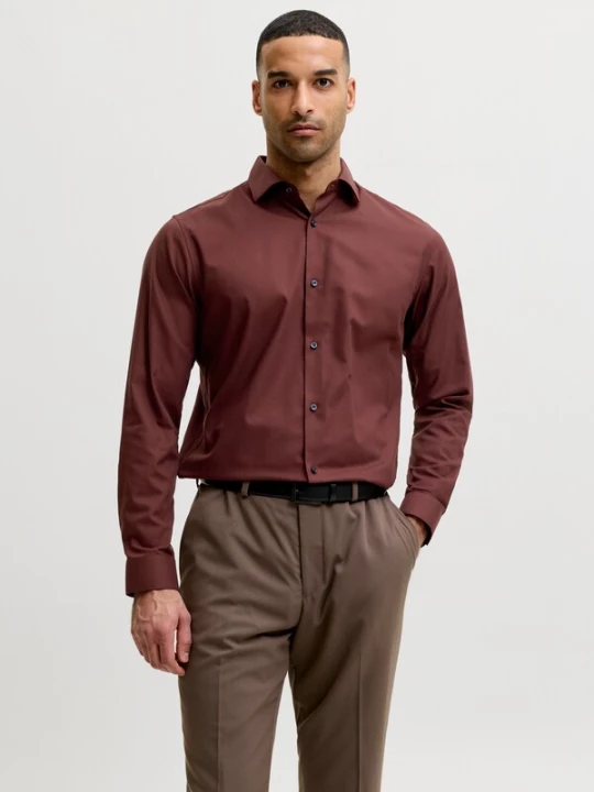 Foto van product JACK & JONES Overhemd 'JPRBLAParker' chocoladebruin