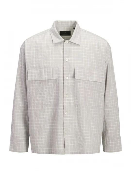 Foto van product JACK & JONES Overhemd 'JPRBLATRAVIS' zilvergrijs