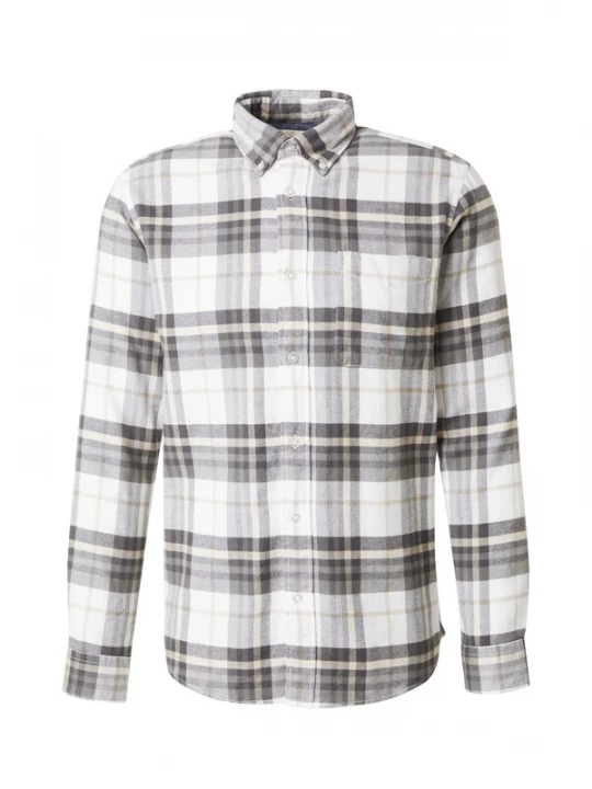 Foto van product JACK & JONES Overhemd 'JPRBLunorris' sand / grijs / donkergrijs / wit