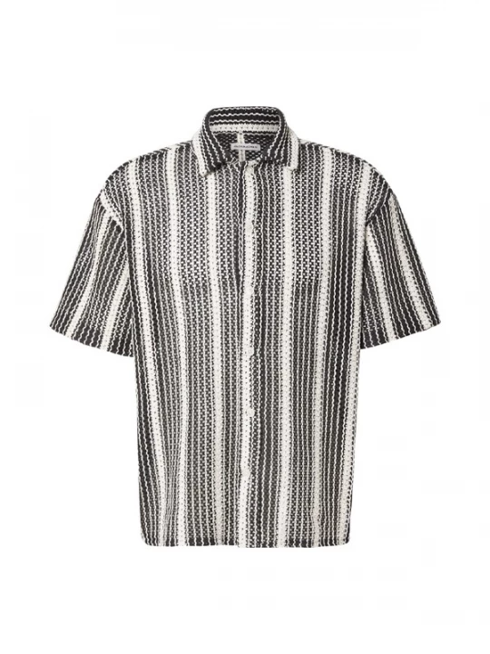 Foto van product JACK & JONES Overhemd 'JWHBELLAGIO' zwart / wit