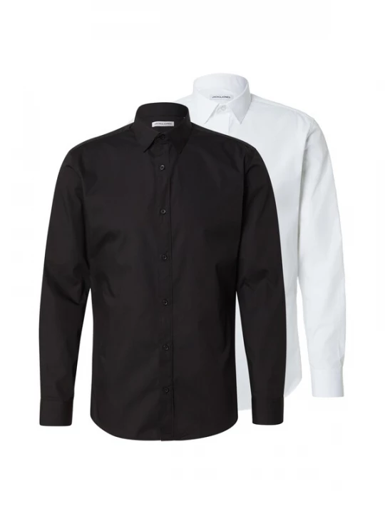 Foto van product JACK & JONES Overhemd 'JWHJOSEPH' zwart / wit