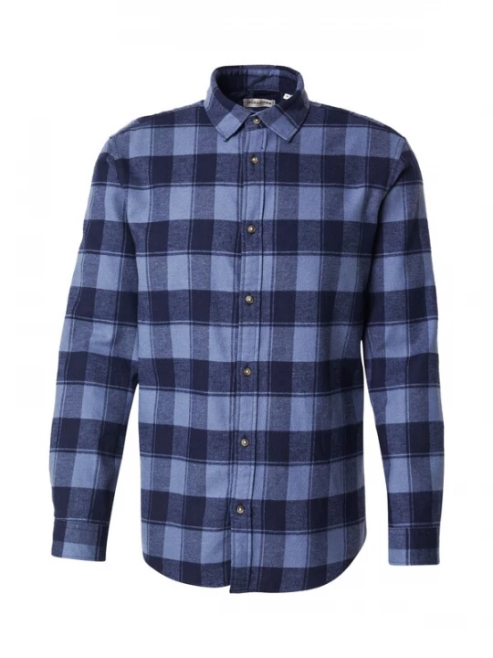 Foto van product JACK & JONES Overhemd 'JWHJOSHUA' indigo / duifblauw / blauw gemêleerd