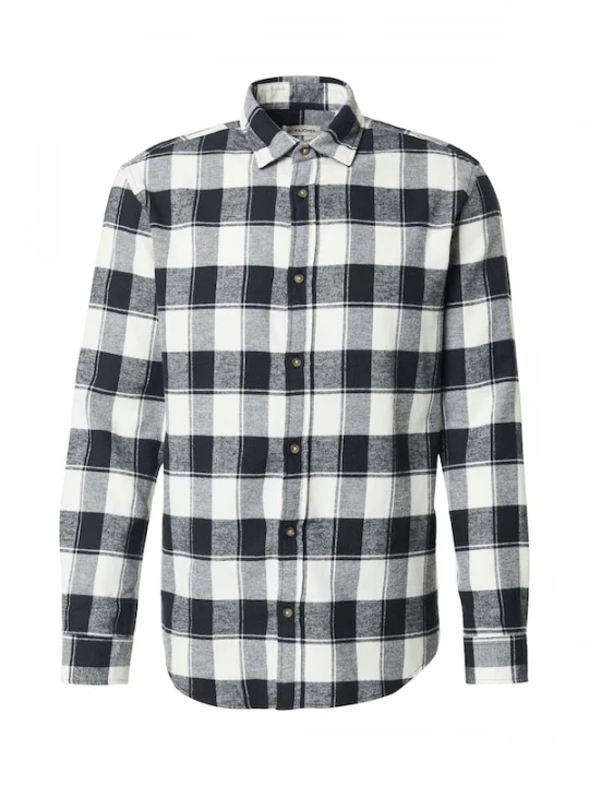 Foto van product JACK & JONES Overhemd 'JWHJOSHUA' zwart / wit