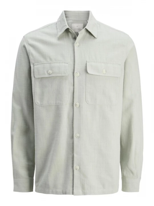 Foto van product JACK & JONES Overhemd lichtgrijs / grijs gemêleerd
