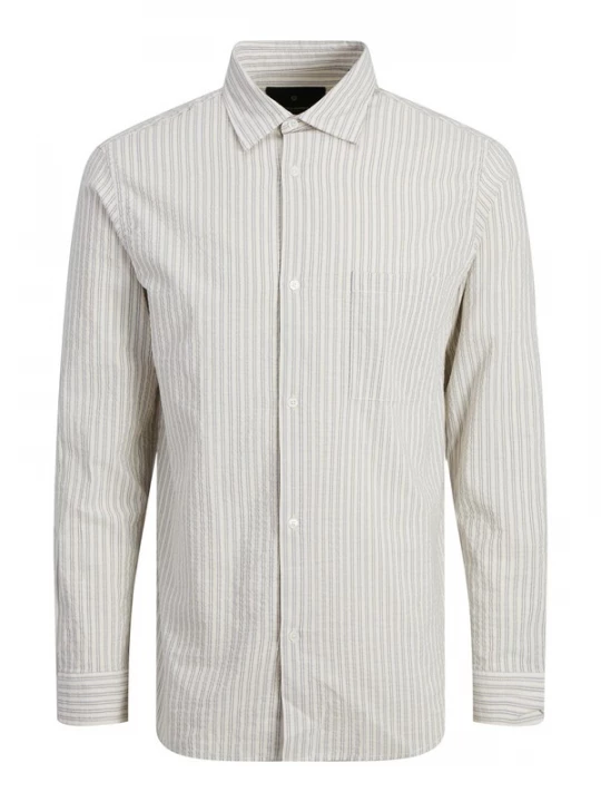 Foto van product JACK & JONES Overhemd 'PHOENIX' donkergrijs / wit