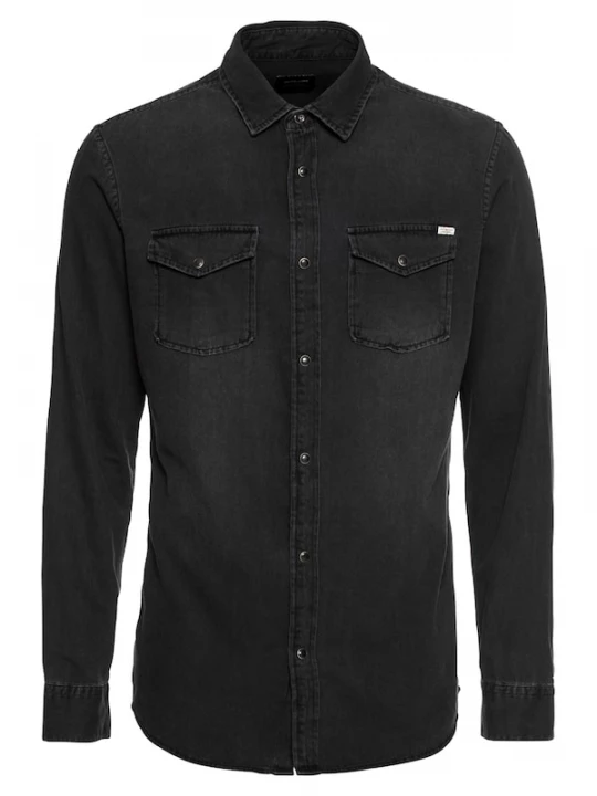 Foto van product JACK & JONES Overhemd 'Sheridan' antraciet / wit