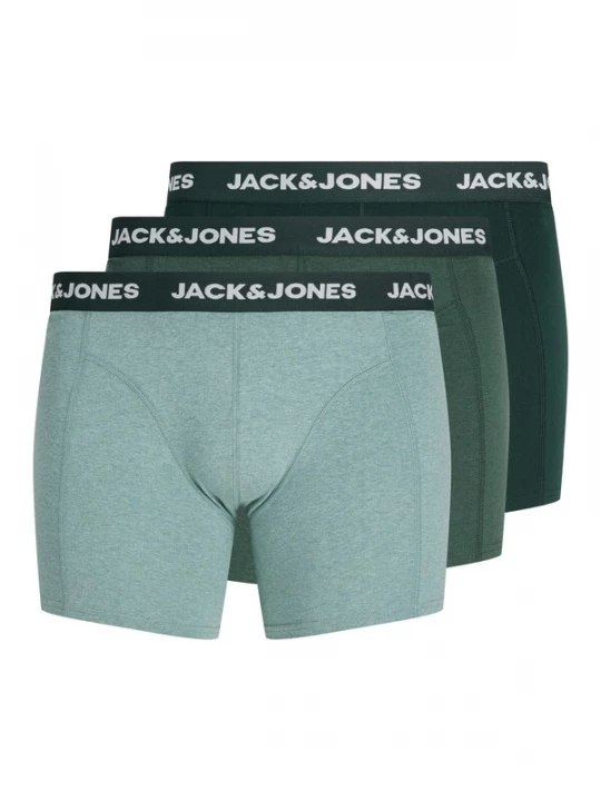 Foto van product Jack & Jones Plus Boxershorts 'JACFax' mintgroen / spar / donkergroen / wit