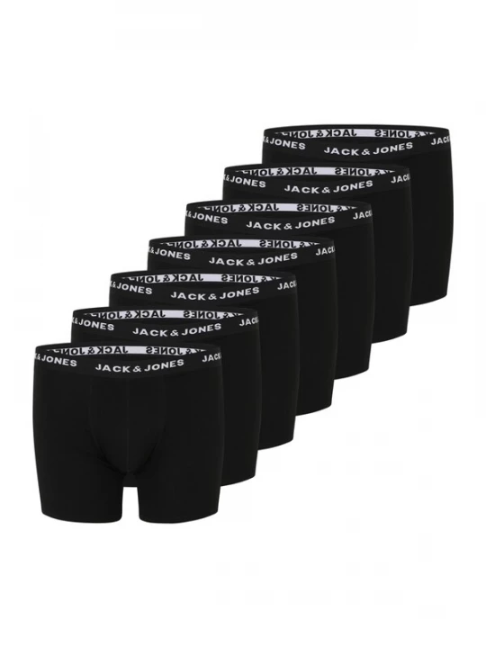 Foto van product Jack & Jones Plus Boxershorts zwart / wit
