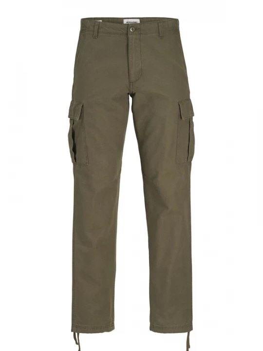 Foto van product Jack & Jones Plus Cargobroek 'JPSTKANE JJBARKLEY' olijfgroen