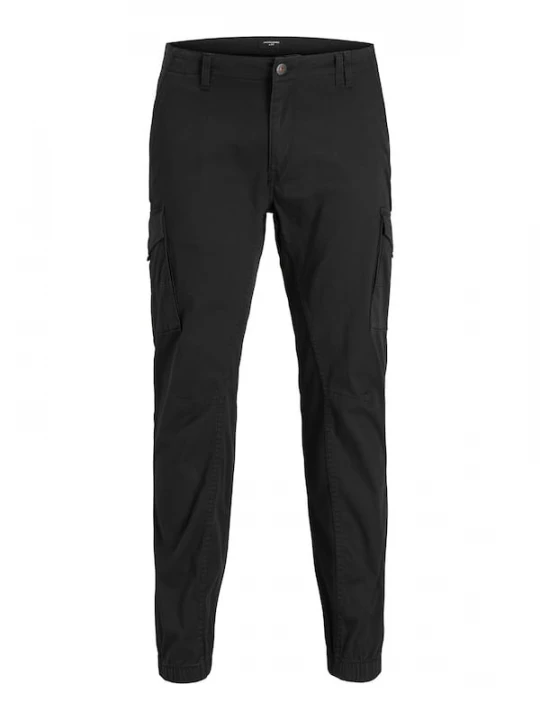 Foto van product Jack & Jones Plus Cargobroek 'Paul' donkergrijs