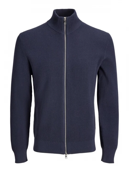 Foto van product Jack & Jones Plus Gebreid vest 'JJEPERFECT' nachtblauw
