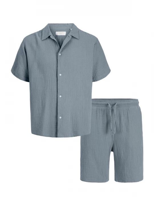 Foto van product Jack & Jones Plus Huispak 'JORNANTUCKET' duifblauw