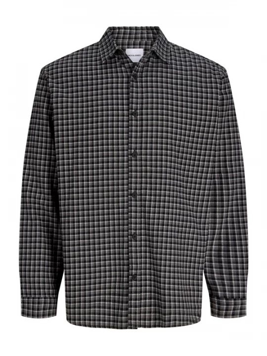 Foto van product Jack & Jones Plus Overhemd 'JJCARTER' bruin / zwart / wit
