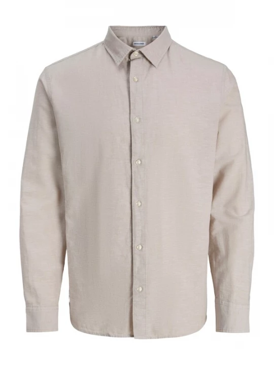 Foto van product Jack & Jones Plus Overhemd 'JJEBREEZE' ecru