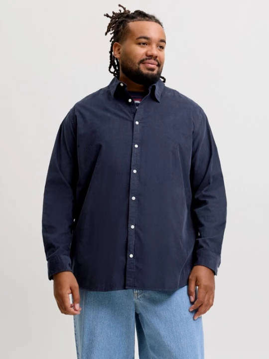Foto van product Jack & Jones Plus Overhemd 'JJEFIELD' navy