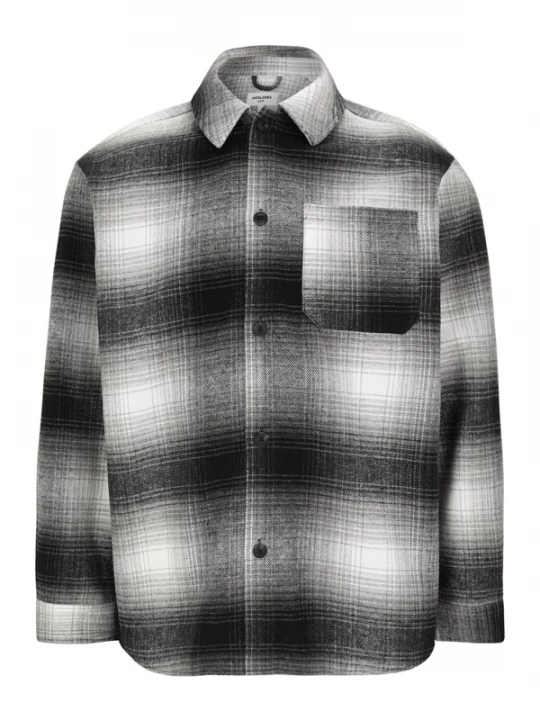 Foto van product Jack & Jones Plus Overhemd 'JJZAC' grijs / zwart / wit