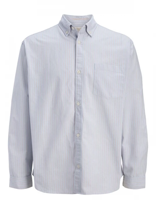 Foto van product Jack & Jones Plus Overhemd 'JORNORREBRO' lichtblauw / rood / wit