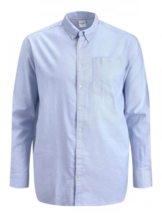 Foto van product Jack & Jones Plus Overhemd 'Oxford' lichtblauw