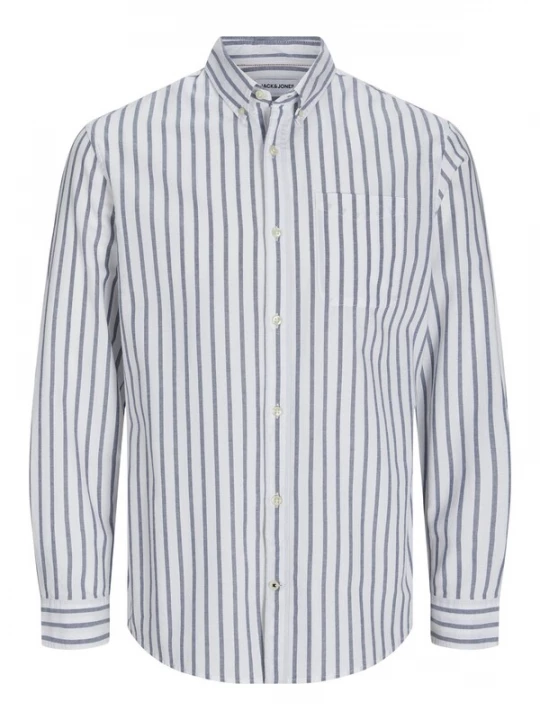 Foto van product Jack & Jones Plus Overhemd 'Oxford' nachtblauw / wit