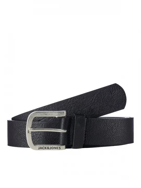 Foto van product Jack & Jones Plus Riem 'HARRY' zwart / zilver