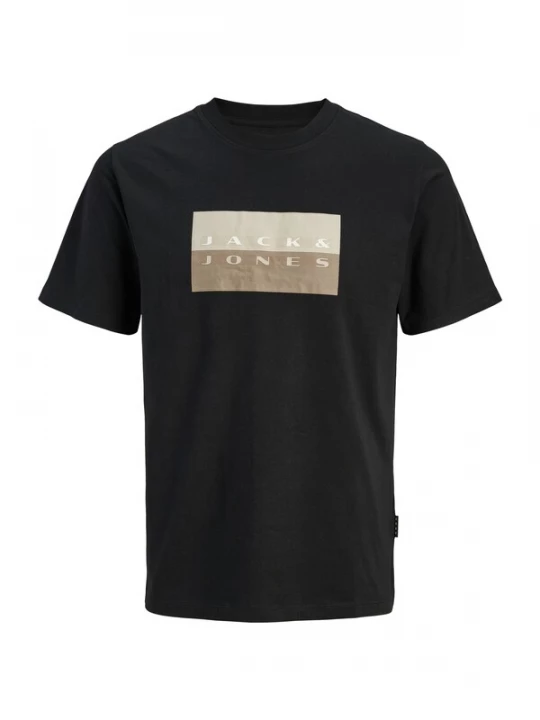Foto van product Jack & Jones Plus Shirt 'JCOFusion' taupe / lichtbeige / brokaat / zwart
