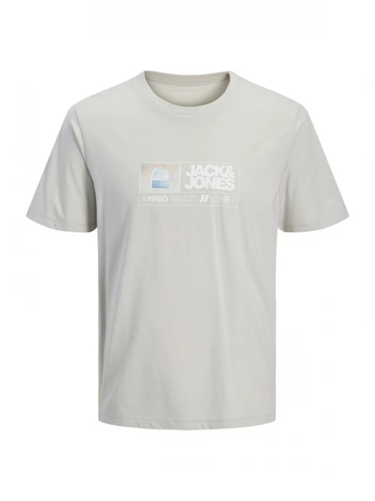 Foto van product Jack & Jones Plus Shirt 'JCOMARINA' blauw / lichtgrijs / wit